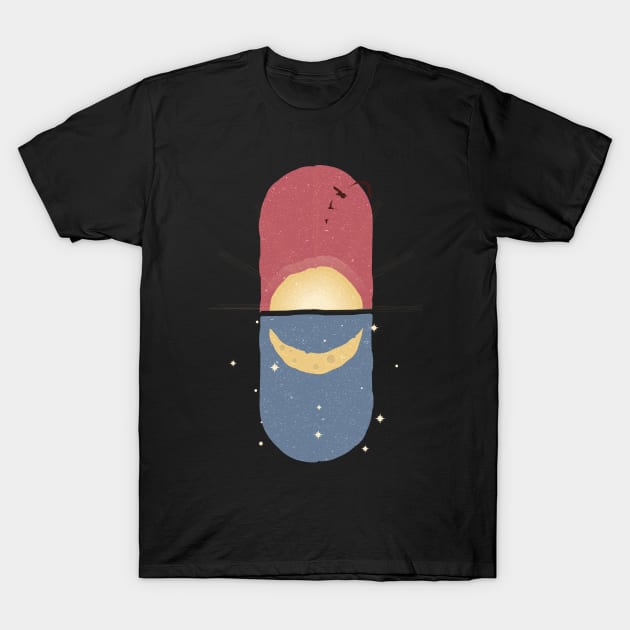 The Sun and Moon T-Shirt by area-design